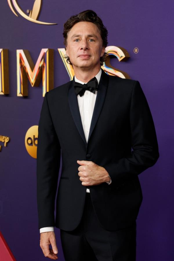 Zach Braff at the 2024 Emmy Awards