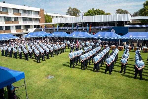 QPS Graduation - group shot backs